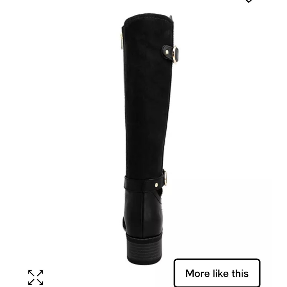 Jones New York Leandraa Black Knee High Boots 5.5M NIB - Picture 5 of 12